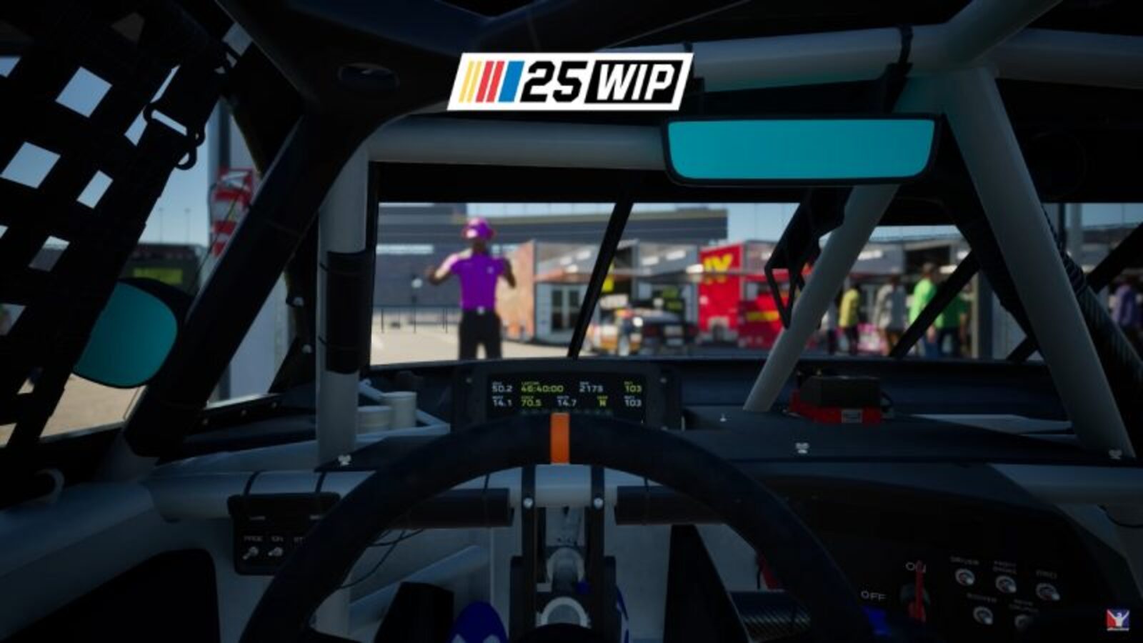 Where are the legends in NASCAR 25?