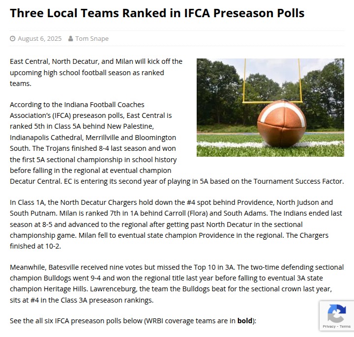 East Central, North Decatur & Milan make preseason waves