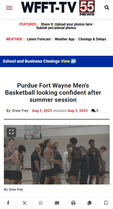 Fort Wayne hoops: New faces, big dreams