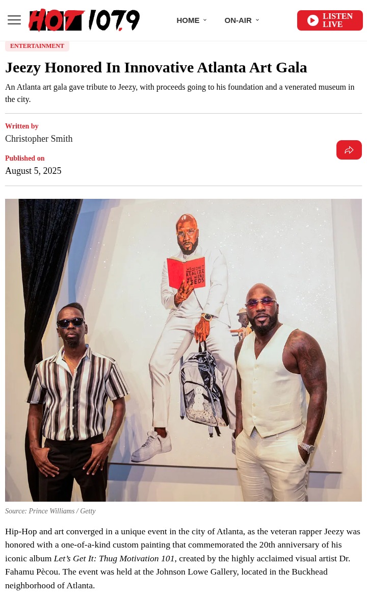 Atlanta art gala honors Jeezy’s legacy