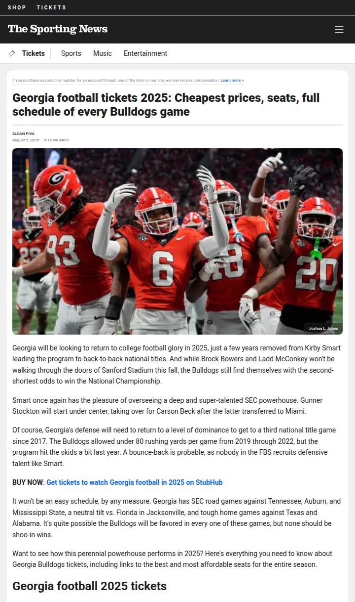 Georgia football 2025: Can the Bulldogs reclaim glory?