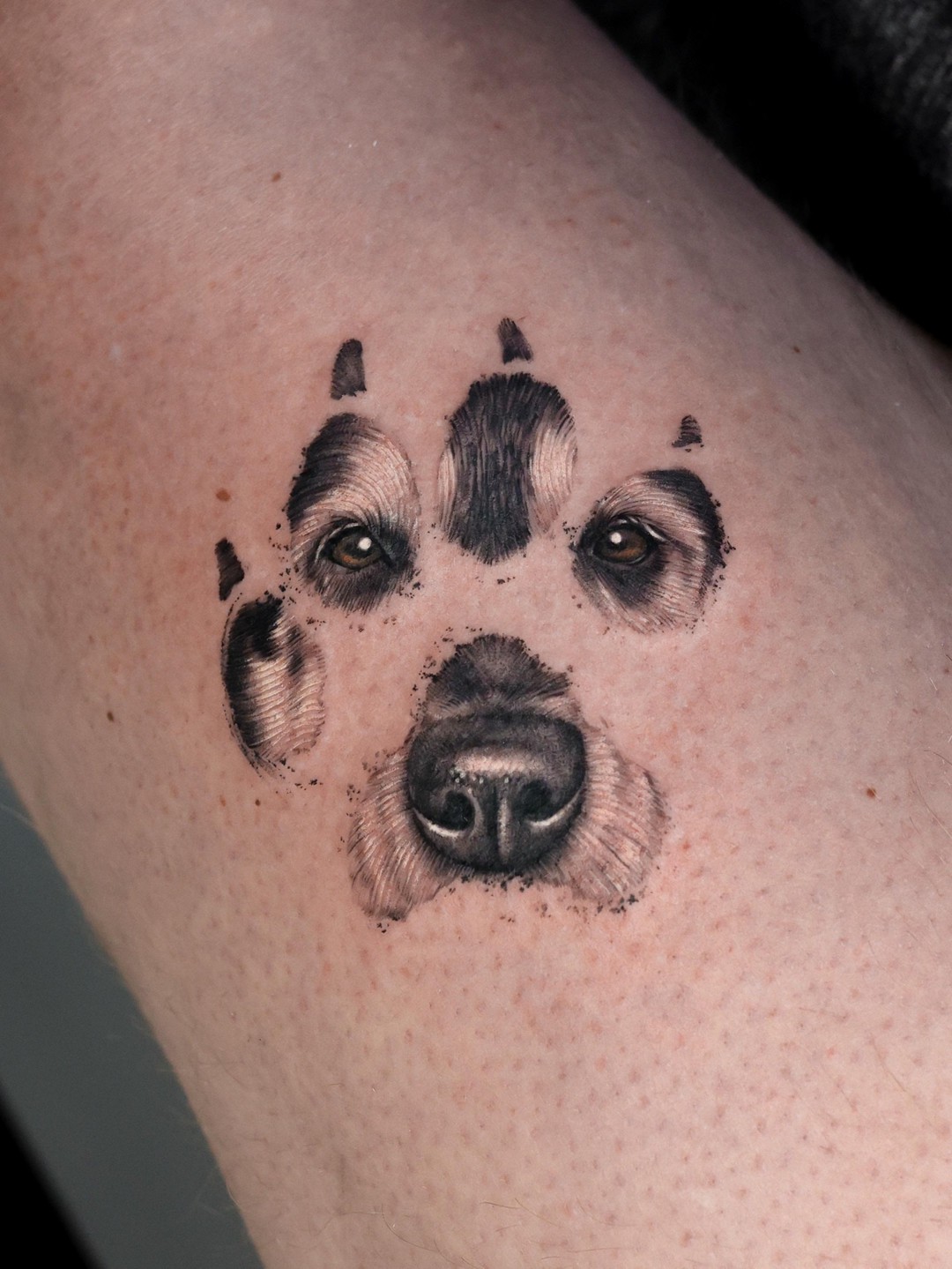 Got the dog memorial tattoo 🐶🐾