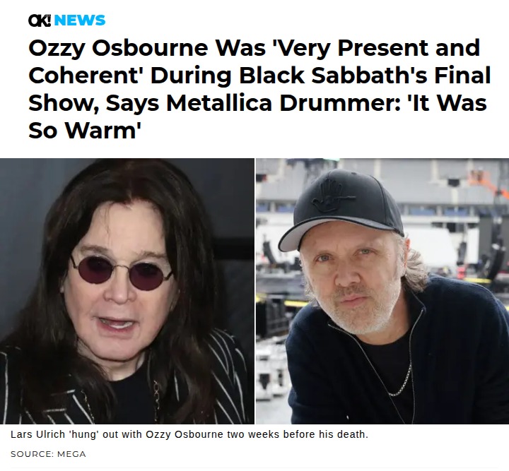 Howard Stern’s Emotional Ozzy Tribute 🖤