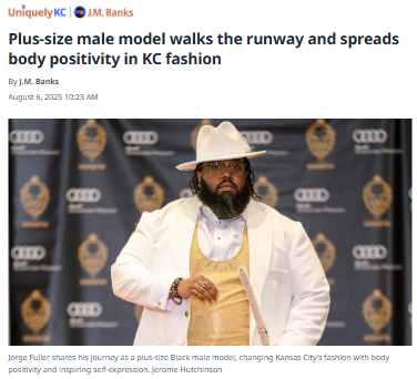 Kansas City’s runway gets real: Plus-size men shine