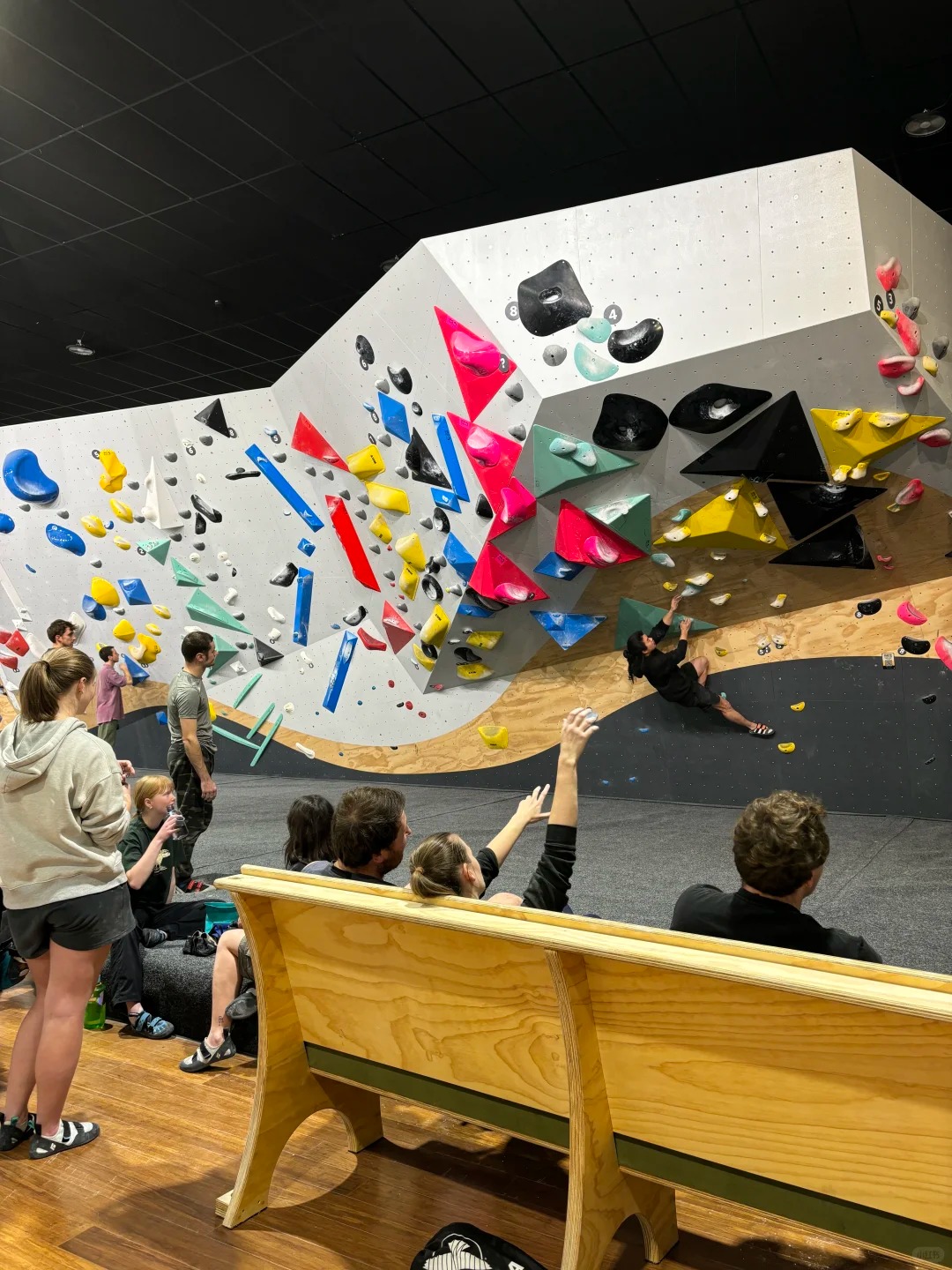 First thing in NZ: checked out the biggest bouldering gym in the Southern Hemisphere!