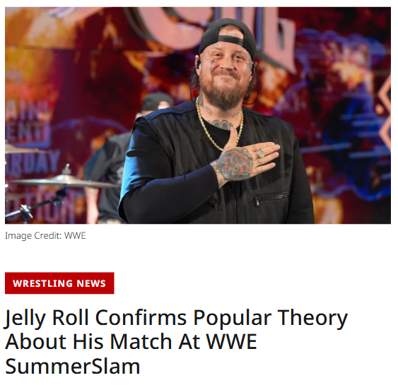 Jelly Roll Breaks WWE Celebrity Streak
