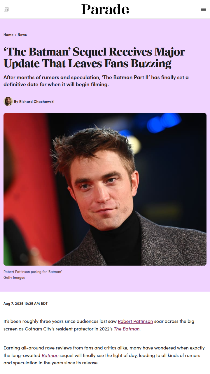 Robert Pattinson’s Batman 2: Joker Twist? 🦇