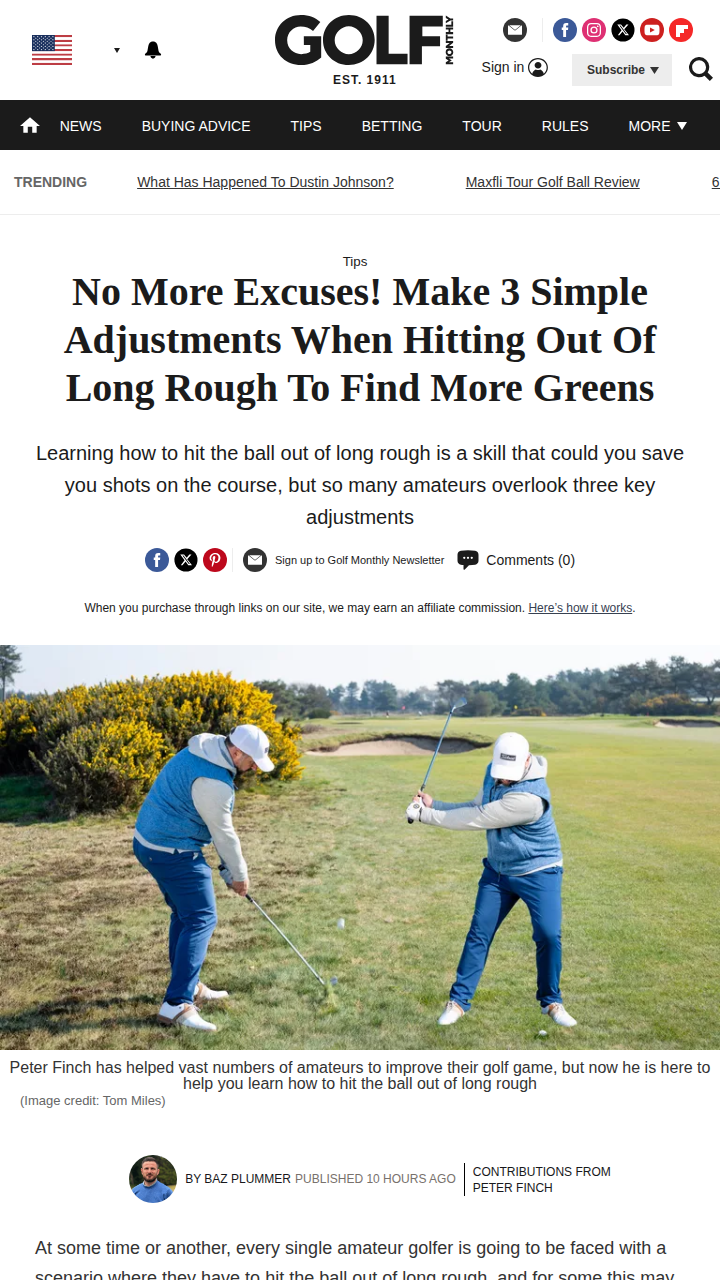 Taming the Rough: Simple Fixes for More Greens