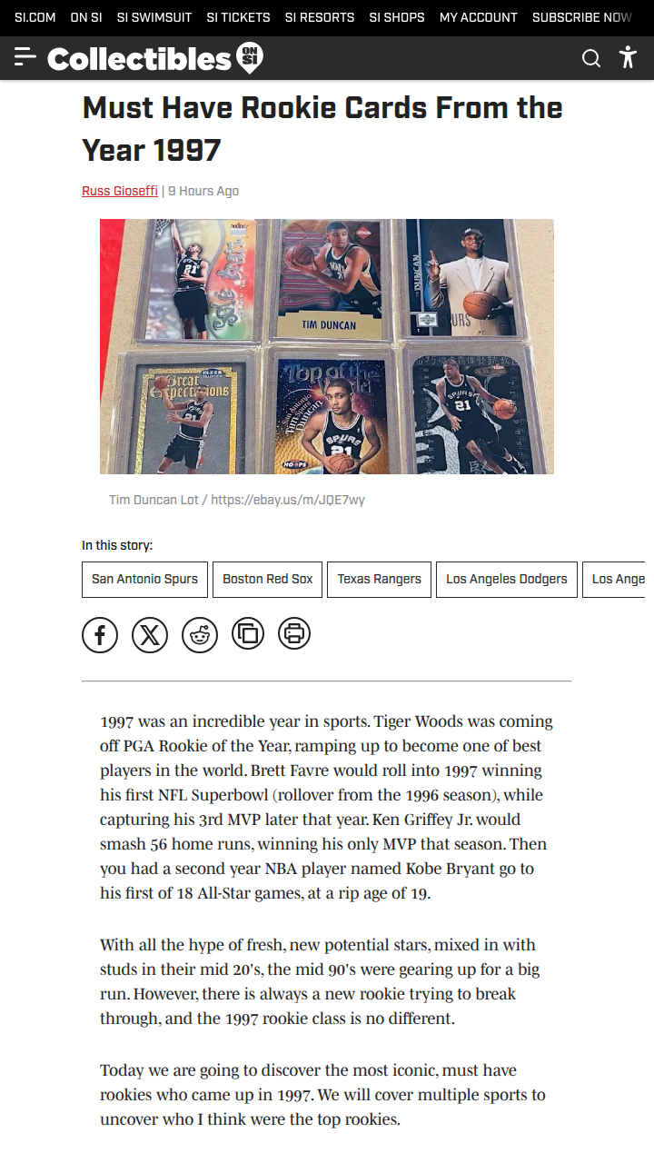 1997 Rookie Cards: The Must-Have List