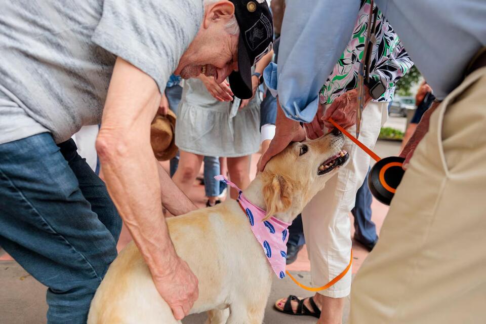 Ann Arbor man’s joyful reunion with his dog