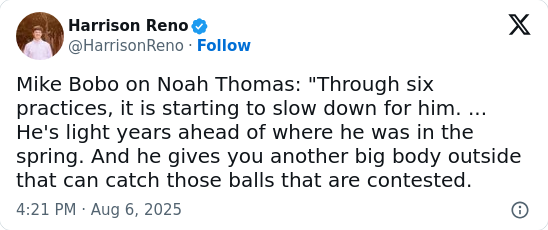 Noah Thomas is turning heads at Georgia