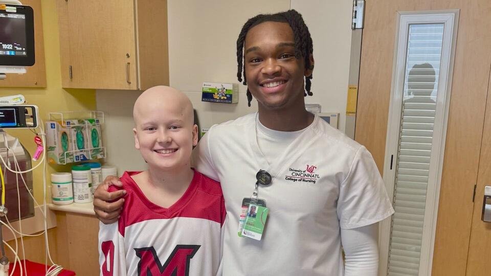 Kirtland teen’s first pitch is a home run for hope