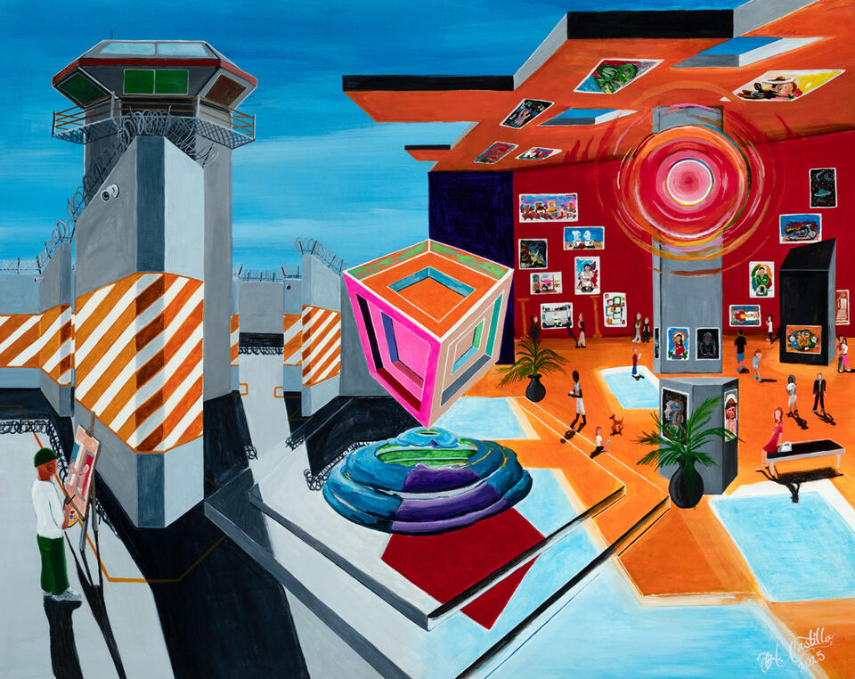 Denver art show breaks down prison walls
