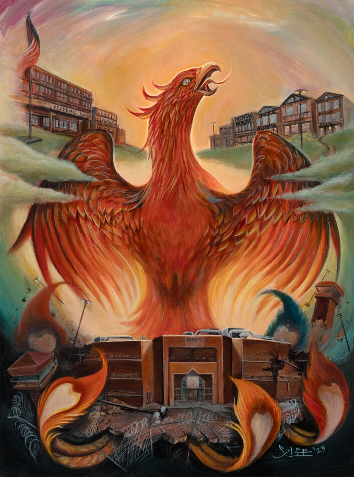Denver art show breaks down prison walls
