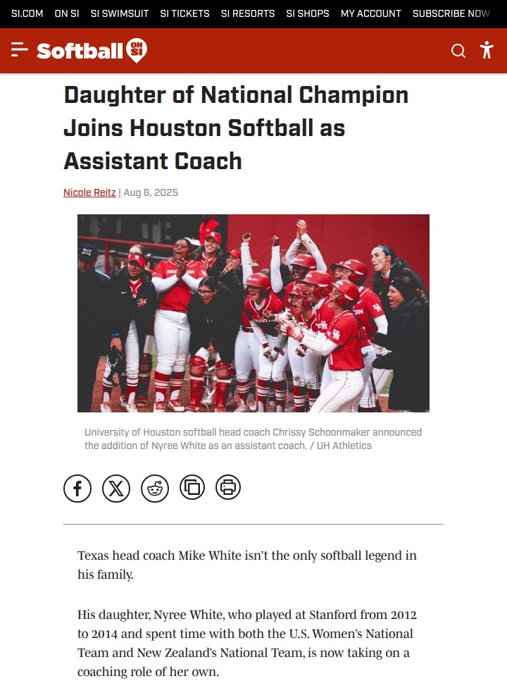 Houston softball gets a pitching powerhouse