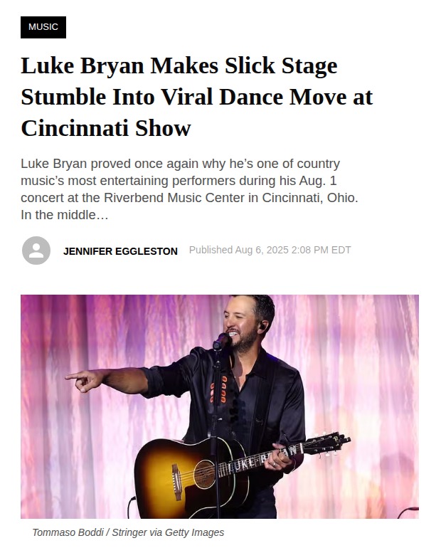 Luke Bryan’s Viral Slip Sparks Dance Debate 🕺