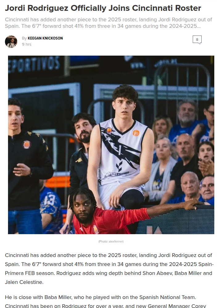 Jordi Rodriguez brings new fire to Cincinnati