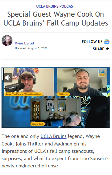 Wayne Cook breaks down UCLA’s new offense