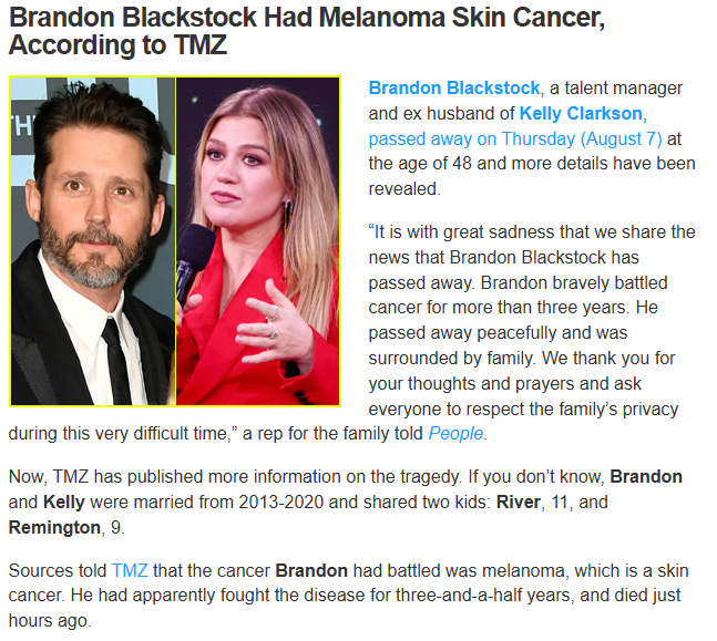 Brandon Blackstock’s Secret Cancer Battle