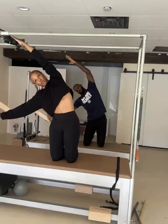 LeBron & Savannah’s Pilates Sesh Has Fans LOLing