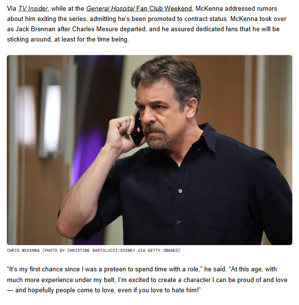 Chris McKenna Shuts Down GH Exit Rumors 👀