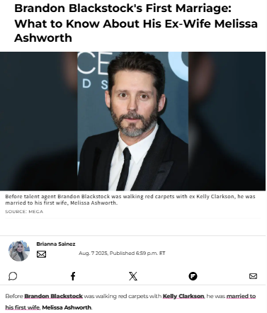 Brandon Blackstock’s First Wife Revealed