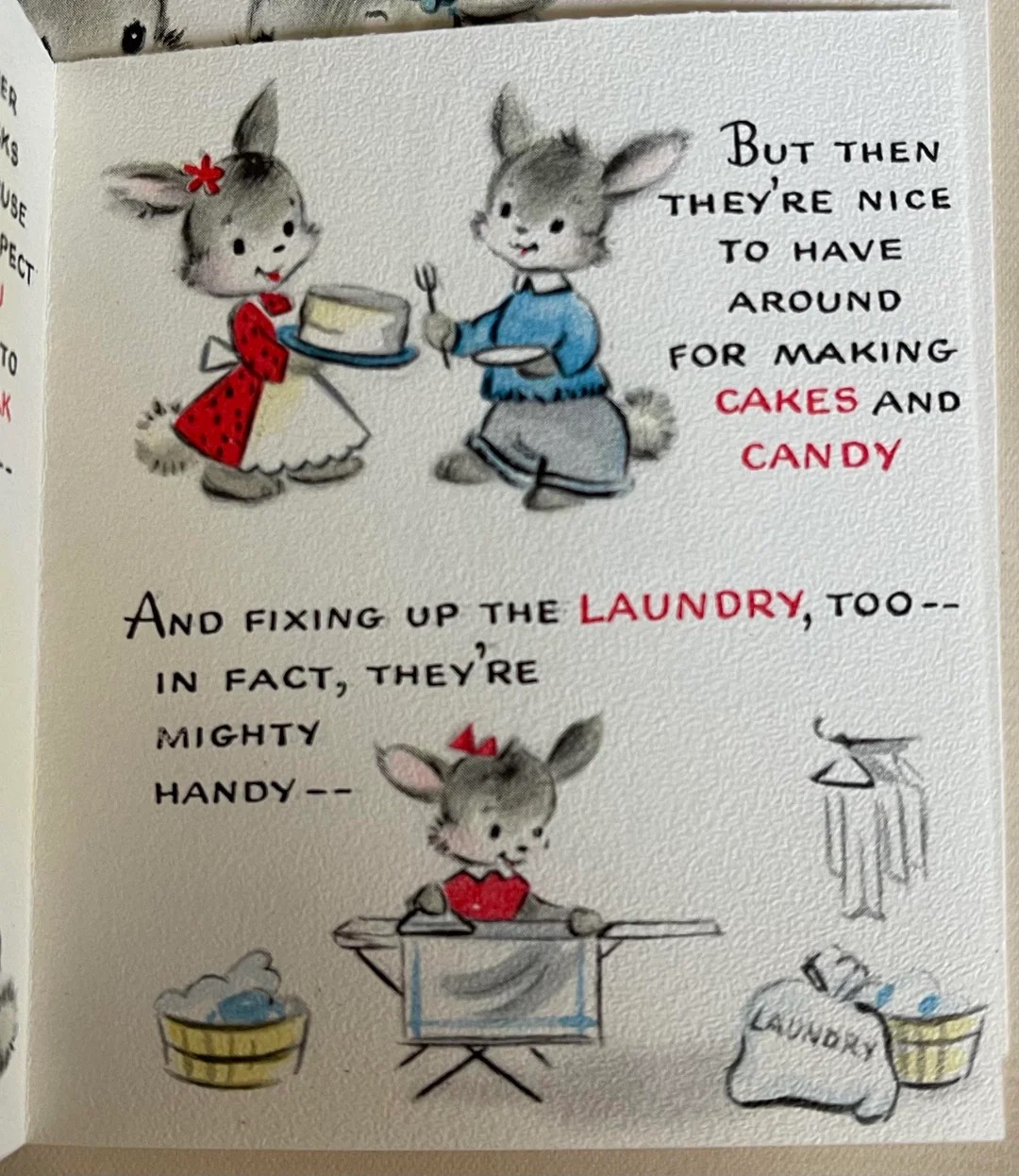 Great grandma’s wedding cards super cute as well as super sexism (1952, USA)
