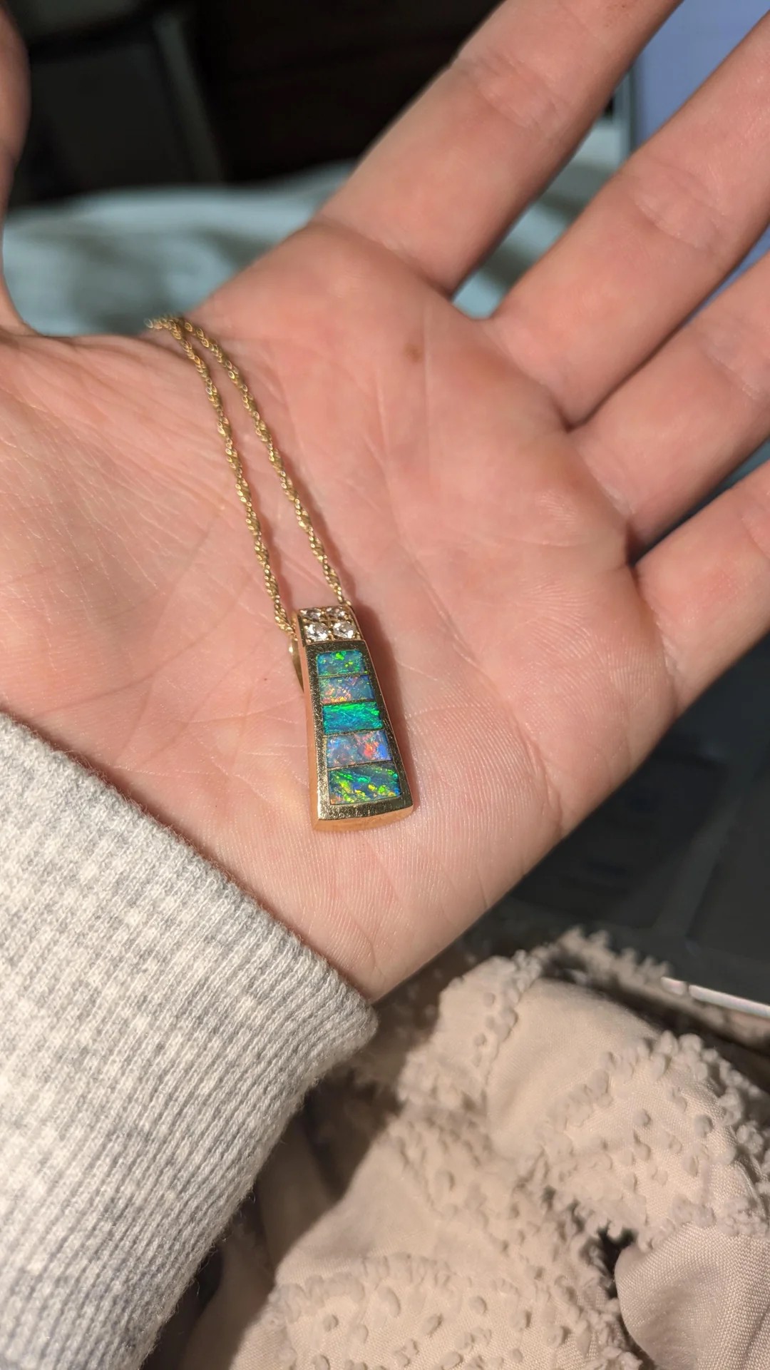 Saved from the Trash! Grandmother's necklace (how much could it be worth?)