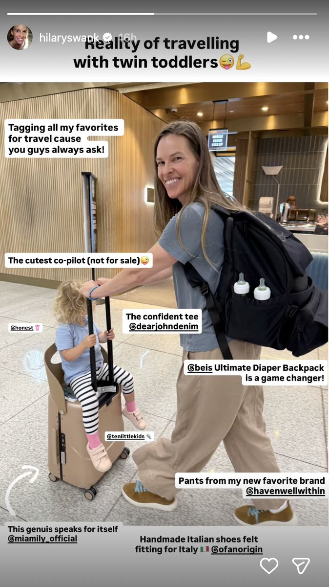 Hilary Swank’s Twin Mom Moment IRL