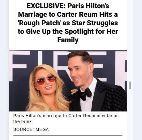 Paris Hilton’s Marriage Drama: Spotlight vs. Family