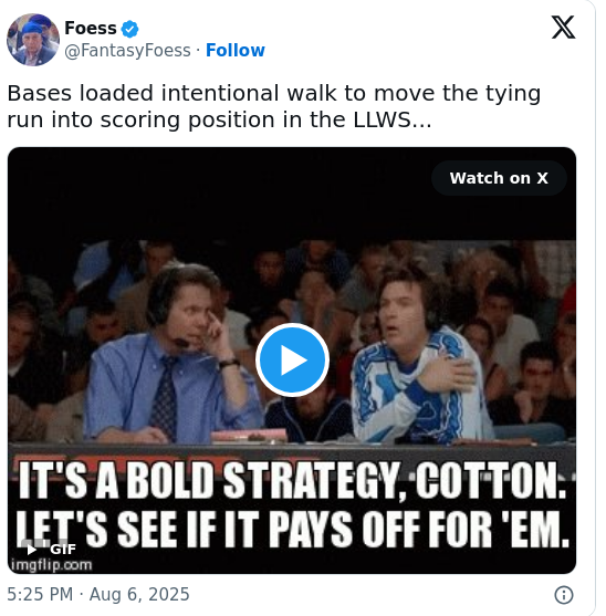 Florida Little League coach’s risky call stuns fans