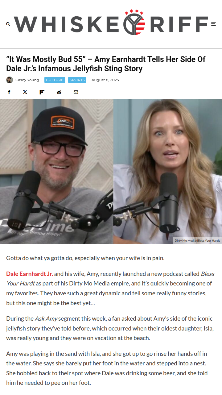 Dale Jr. Goes Full 'Bud 55' Hero Mode