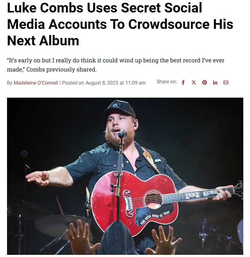 Would You Let Fans Pick Your Album?