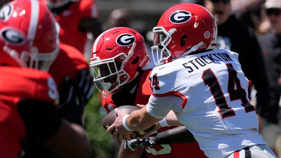 Freshman RB Walker turning heads in Athens