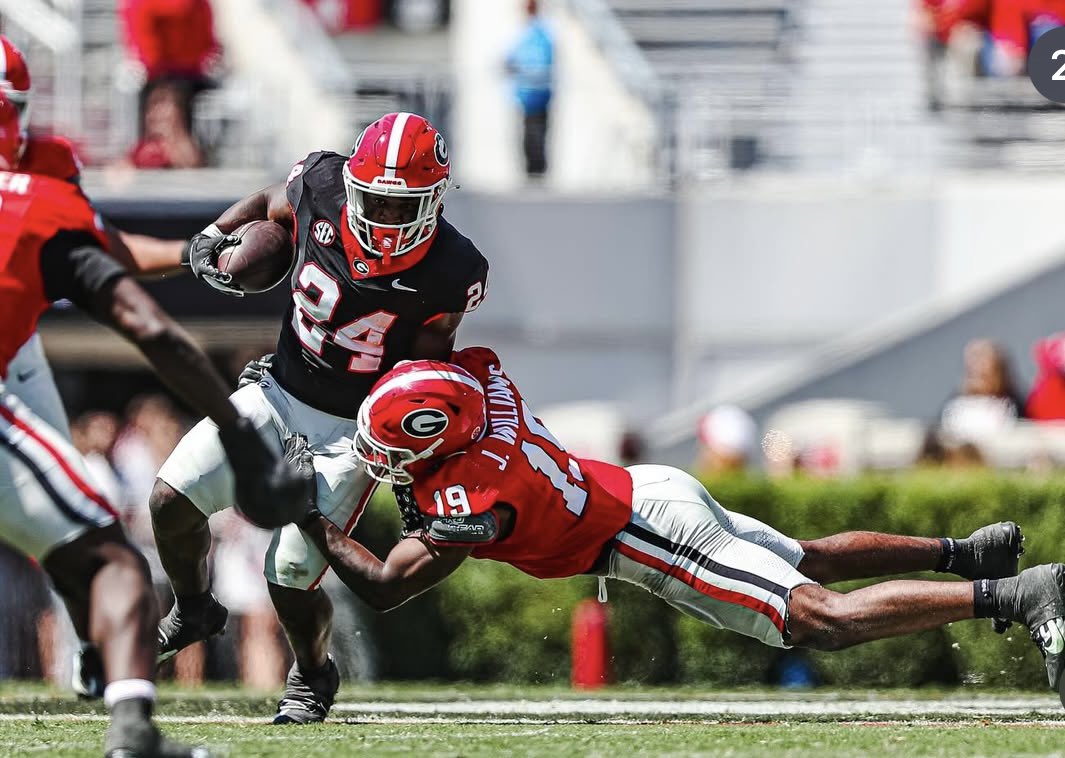 Freshman RB Walker turning heads in Athens