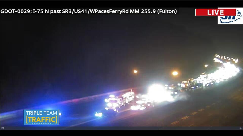 Atlanta’s I-75 reopens after 5-car pileup