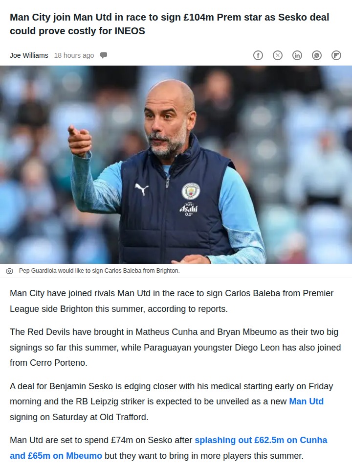 Baleba Battle: City vs United Heats Up