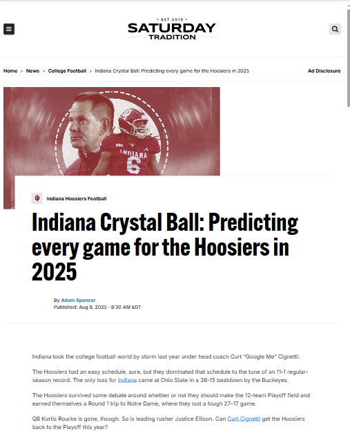 Hoosiers face tougher road in 2025