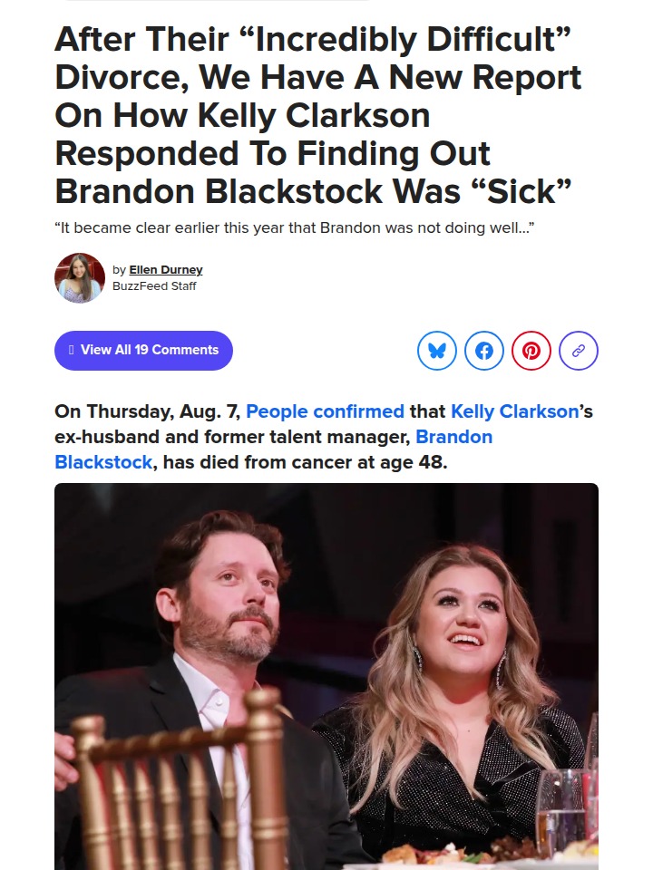 Kelly Clarkson’s Quiet Support After Brandon’s Illness 💔