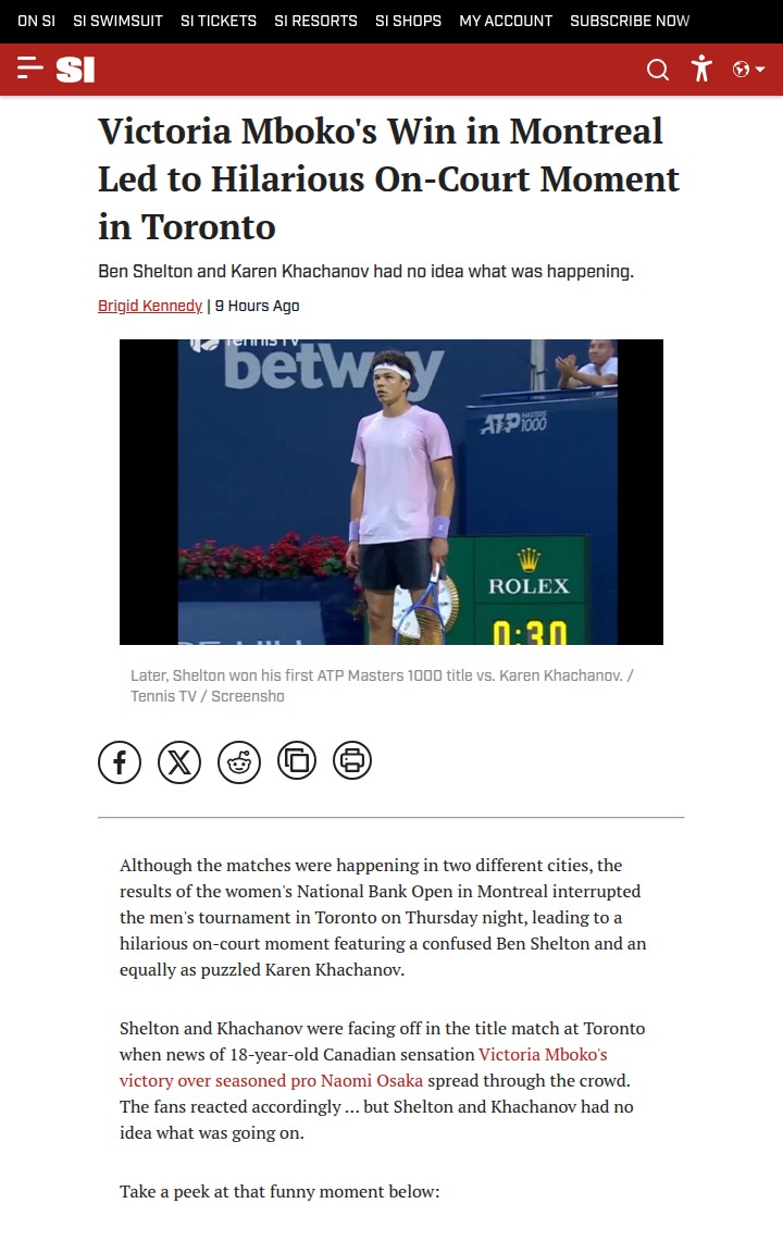 Shelton & Khachanov's Confused Crowd Moment