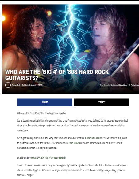 80s Guitarist Drama: Eddie Van Halen Snubbed? 🎸