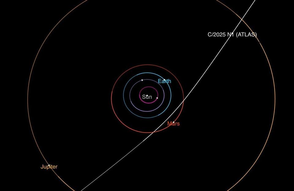 Space Bullet: Hubble Snaps a Speeding Comet