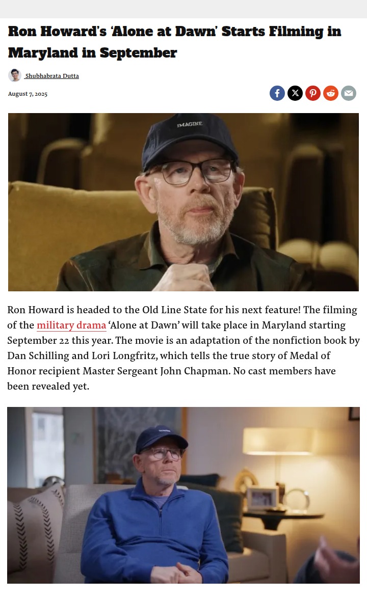 Ron Howard’s Next Movie: No Cast Yet?! 🎬