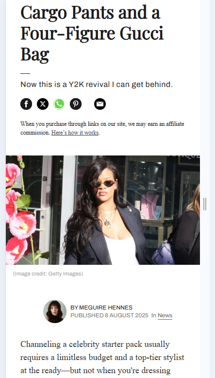 Rihanna’s Cool Mom Style Hack