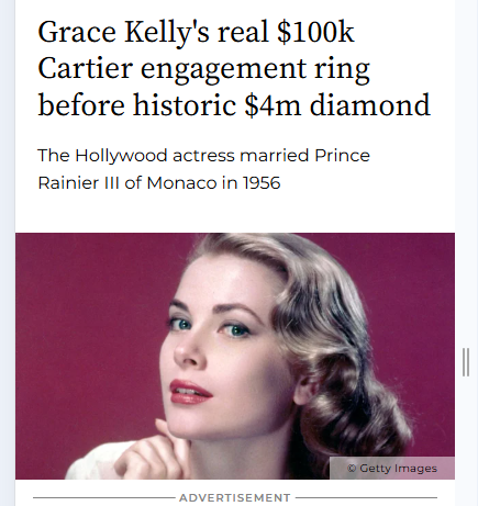 Grace Kelly’s Secret $100k Ring Reveal