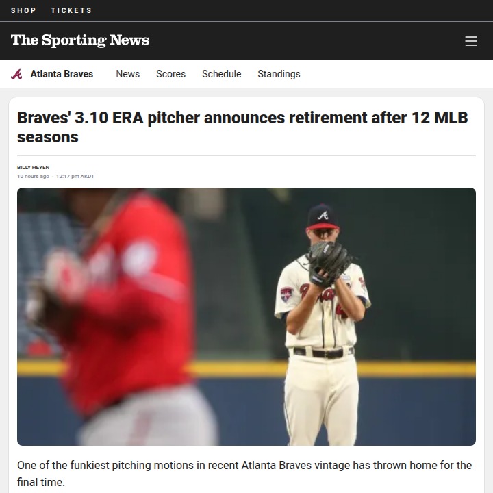 Farewell to Alex Wood: Braves Legend Retires
