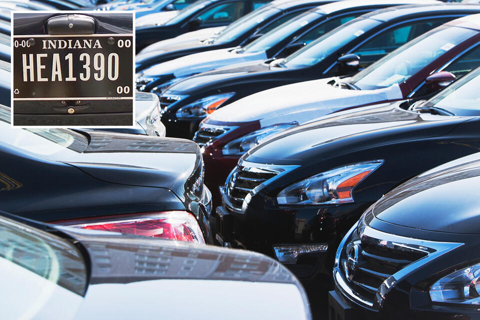Indiana’s blackout plates come with a price