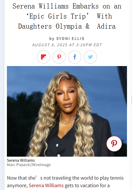 Serena the GOAT Takes Olympia on Epic Tour
