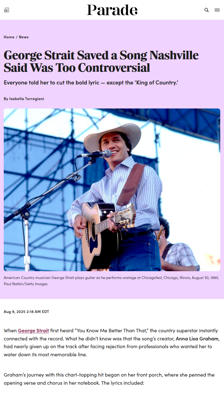 George Strait Defied Nashville Critics 🎤