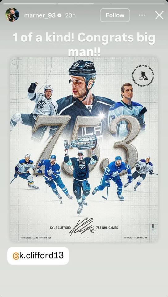 Marner Salutes Clifford: True Leaf Forever